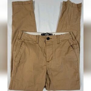 Hollister Men’s Skinny Chino Khaki Pants Size 26 x 30